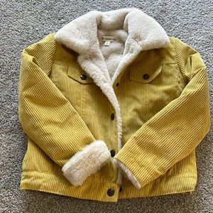 Tucker + Tate brand, size 7. Super soft/corduroy in yellow.